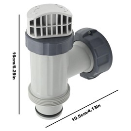 UOIENRT 25010 Floor Stand Valve with Gaskets and Nut Above Ground Plunger Replacement for 28635EG, 28633EG, 28671EG 2PCS