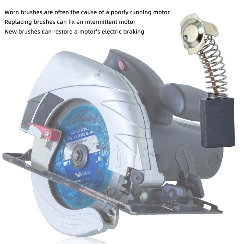 Gysxrda Electric Motor Carbon Brushes Set - 40 Pack Replacement