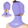 ComfiTECH Cold Cap and Neck Ice Pack Wrap Gel Combo,