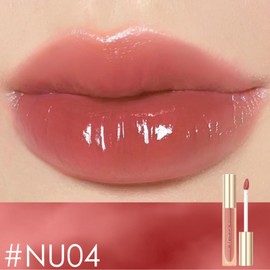 FOCALLURE Glasting Water lip Tint,Non-Sticky Long Lasting Liquid Lipstick,High Shine,Vivid 16 Colors,Glossy Finish Lipgloss for Daily Use