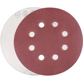 YoiYee 400 Grit Sanding Discs Pads, 8 Holes, 125mm/5-inch Hook and Loop Quick Change Sandpaper Sheet for Random Orbital Sander, 20 Pack