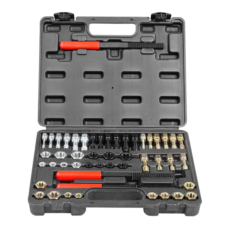 VEVOR Thread Chaser Set - 49-Piece UNC UNF and Metric