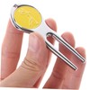 OHPHCALL 3pcs Golf Divot Repair Tool Marker Fork for Turf