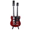 Wooden Miniature Guitar Elegant Mini Electric Guitar Musical Instrument Model