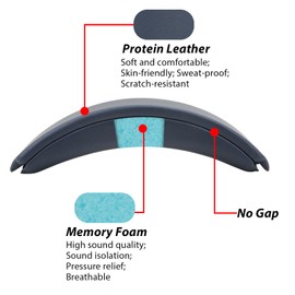 Laselan Head Cushion Pad for Bose QuietComfort QC35 QC35II QC45 Headset Head Cushion Cover Repair Part (Dark Blue)