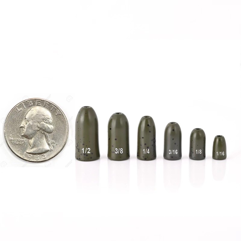 Fishfun Pesos De Pesca De Bala De Tungsteno, Insertos Sin