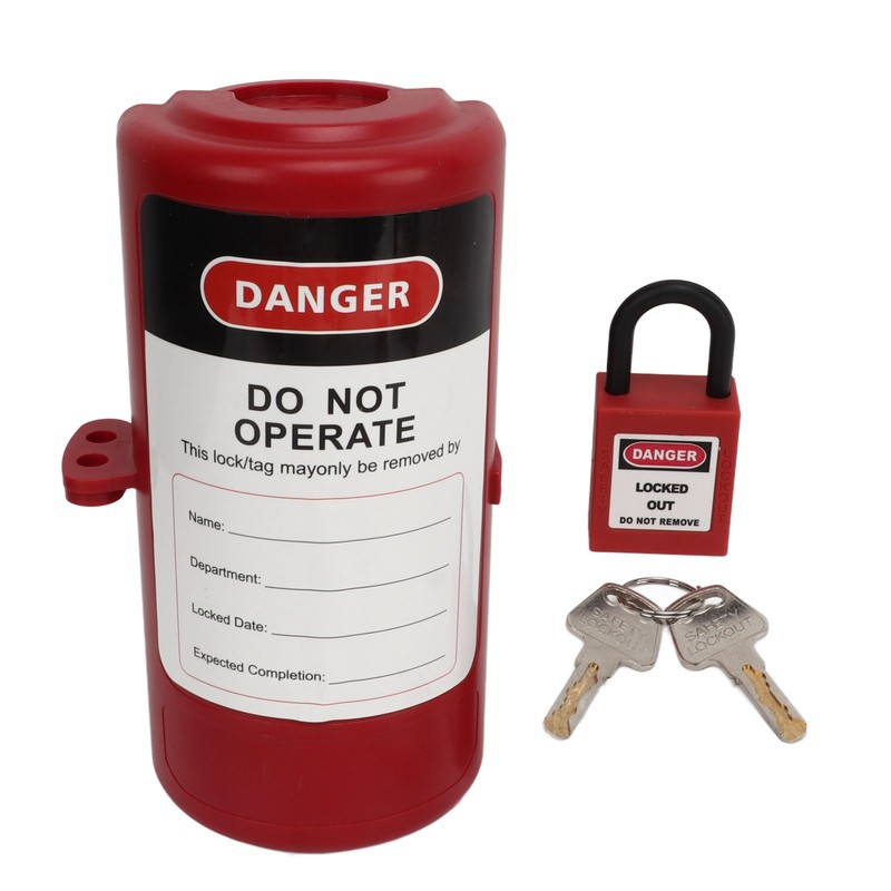Plug Lockout Device Set Universal Electrical Plug Lockout for Industrial