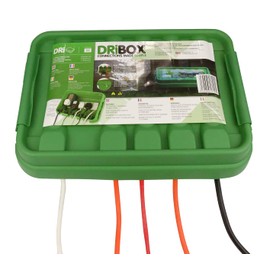 DriBO medium green 285 x 150 x 110 mm weatherproof protective housing for electrical connections