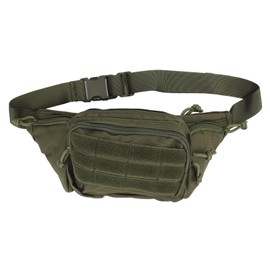 BuyWeek Bum Bag Men Women Adjustable Belt Bag Breathable Portable Waist Bag Nylon Chest Bag for Running Hiking Cycling Travel Mountaineering, Green, Modern