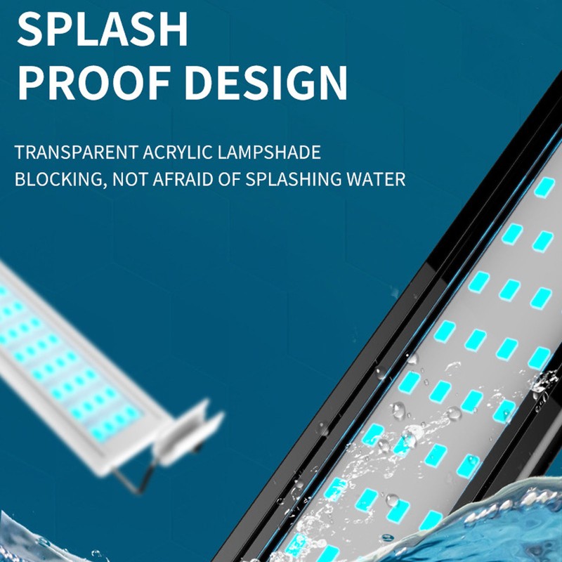 Aquarium LED Light Professional High Brightness 4 Rows Splash Proof
