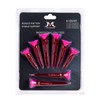 MAZEL Transparent Plastic Golf Tees for Increased Distance and Durability
