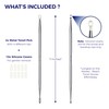 Oravix Tonsil Stone Remover Tool Pack of 2, Metal Tonsil