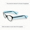 ForPro Professional Collection Eyeglass Protective Sleeves, Fits All Size Eyeglasses,