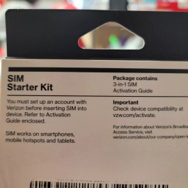 VERIZON BYOD SIM CARD Bring Your Own Device Verizon 3-in-1 Starter Kit NEW