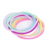 80s Earring Neon Headband Set Accessories Silicone Light Bracelets Headband
