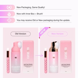 Curacoro Lash Shampoo 60ml for Dry & Sensitive Skin (Rose Scented)