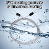 PZJFH 2Pcs 2M Security Bike Lock Cable Lightweight Wire Cable