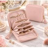 Tassel Jewelry Organizer for Everyday Storage – Velvet-Lined Flip-Top Case