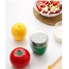 eamve 6pack Fruit and Vegetable Storage Containers,Vegetable Shaped Savers,Refrigerator Vegetable