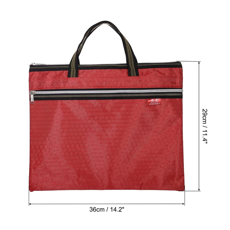 PATIKIL Waterproof Zipper File Bag, Documents Books Tools Storage Zip