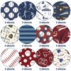24 Sheets Baseball Pattern Scrapbook Paper, 11.8x11.8 Inch Sport Themed