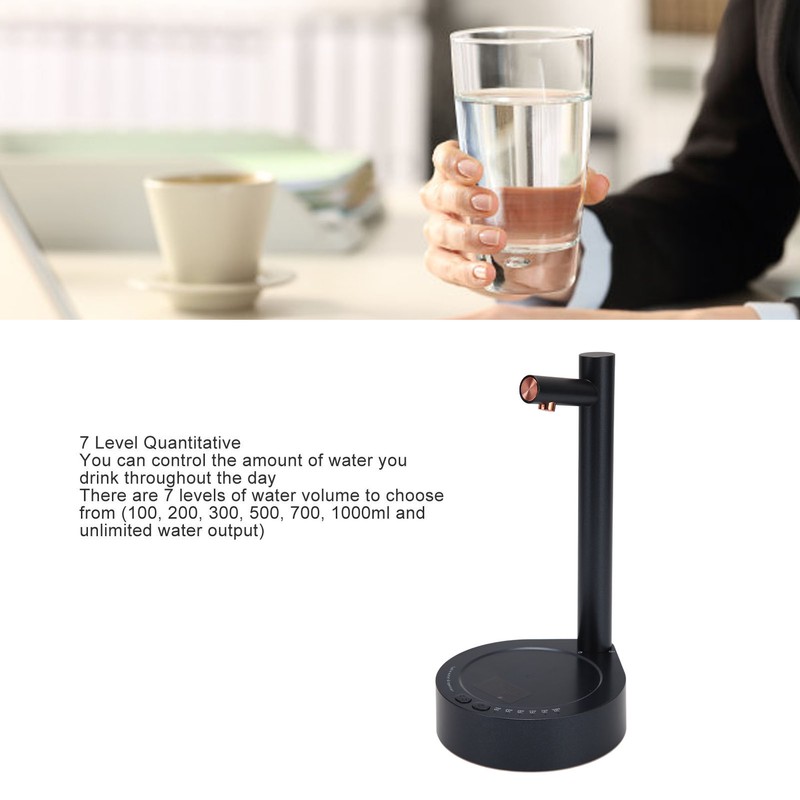 5 Gallon Smart Table Water Dispenser 7 Level Quantitative USB