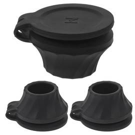 NOLITOY Bottle Emptying Cap, 3pcs Plastic Replacement Flip It Top Dispensing Caps for Squeeze Shampoo and Lotion Bottles, 1.77 Inch