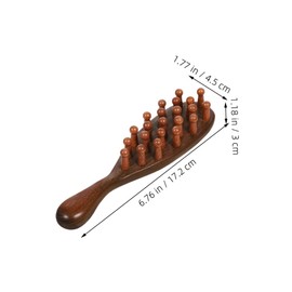 Ipetboom Sandalwood Hair Comb Scalp Massage Tool Portable Gentle Scalp 's Hair Care Wooden Comb