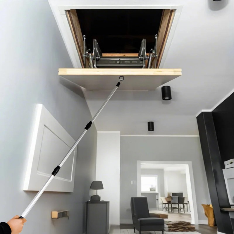 Attic Pull Down Hook-Ladder Pull Down System Kit Includes 1