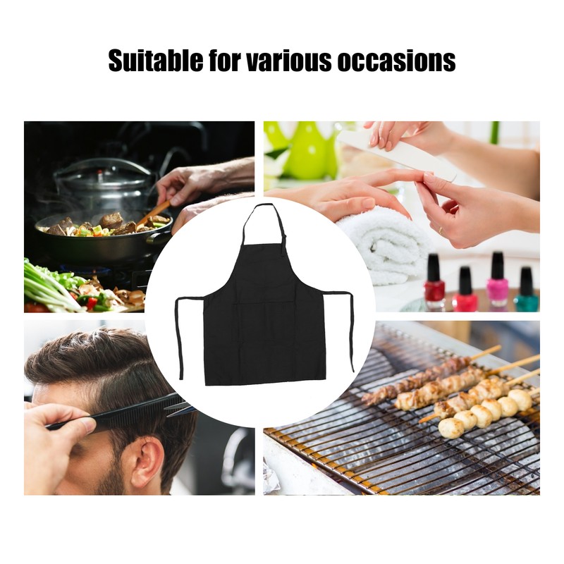 Waterproof Nail Art Apron Pure Color Apron Unisex Cooking Apron