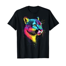 Puma Big Cat Mountain Lion Cougars Pumas Panther Cute Cougar T-Shirt