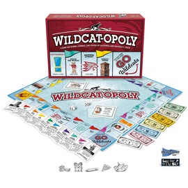 Late For The Sky: Wildcat-Opoly - University Themed Family Board Game, Opoly-Style Game Night, Traditional Play Or 1 Hr Version, Ages 8+, 2-6 Players