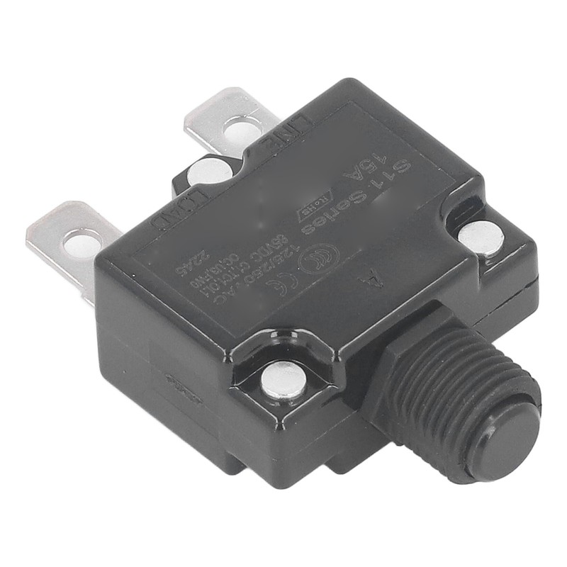 10Pcs Automatic Reset Relay Fuse 15A Thermal Switch Circuit Breaker