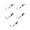 5 Pcs Winter Ice Fishing Jigs Kit Hooks Lures for