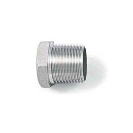 BSP 1/4" Hexagon Plug - A4 (T316) Marine Grade Stainless Steel Pack Size : 2