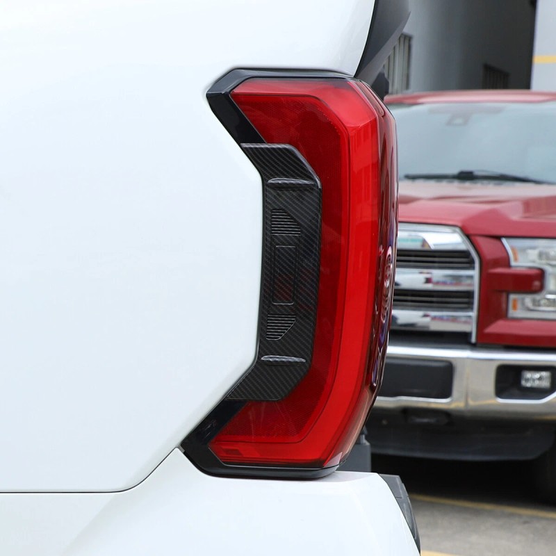 e-power-auto-Trim Carbon ABS Rear Tail Light Side Lamp Cover Trim