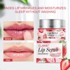 Lip Scrub, Exfoliator Moisturizer Lip Sugar Scrub Moisturizing Collagen Lip