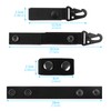 10 Pieces Belt Keepers with 2 Pieces Tactical Belt Buckles
