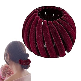 Lazy Bird's Nest Plate Hairpin - Expandable Hair Claw Clamps Bun Makers,Hair Bun Maker, Vintage Ponytail Holder Hairpin Buckles for Long Short Curly Straight Hair