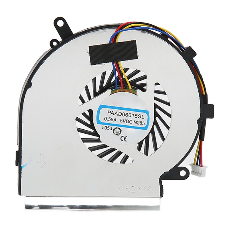 Cooling Fan 4 Pin Aluminum Alloy ABS Easy Replaceable Laptop
