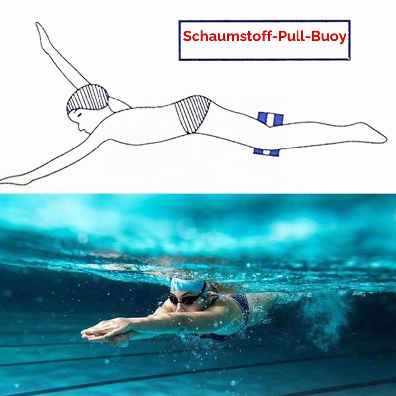 Unisex Pullbuoy, Freeflow Pullbouy, Foam Swimming Aid
