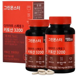 Green Monster Diet Special 3 Chitosan 3200, 84 tablets, 2 units / 그린몬스터 다이어트 스페셜3 키토산3200, 84정, 2개