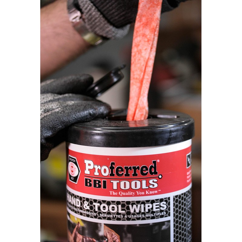 Proferred - T99001 PROFERRED Hand and Tool Wipes, Heavy Duty