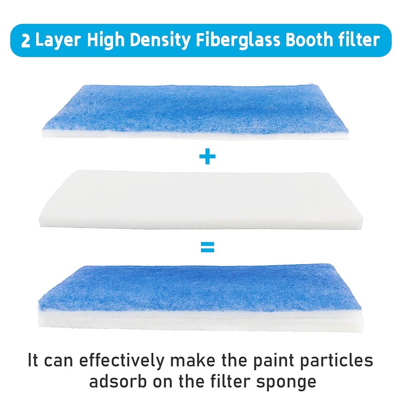 10 Pack Airbrush Spray Booth Filter Replacement Air Filter Airbrush
