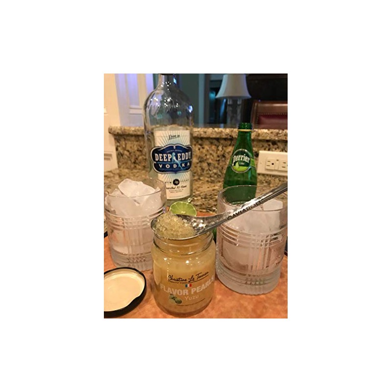 Christine Le Tennier Yuzu Flavor Pearls, 7oz Jar