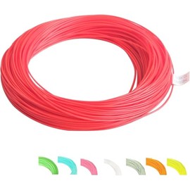 Maimumcatch Fly Fishing Line, Floating Fly Line & Fly Line Combo with Backing Leader and Tippet (1F/2F/3F/4F/5F/6F/7F/8F/9F/10F) (Fire Red, WF1F)