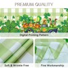Romanstile St. Patrick's Day Tablecloth, Lucky Shamrock Green and White