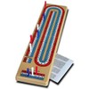 Bicycle Folding Cribbage Board 12" - 3 Track with Pegs
