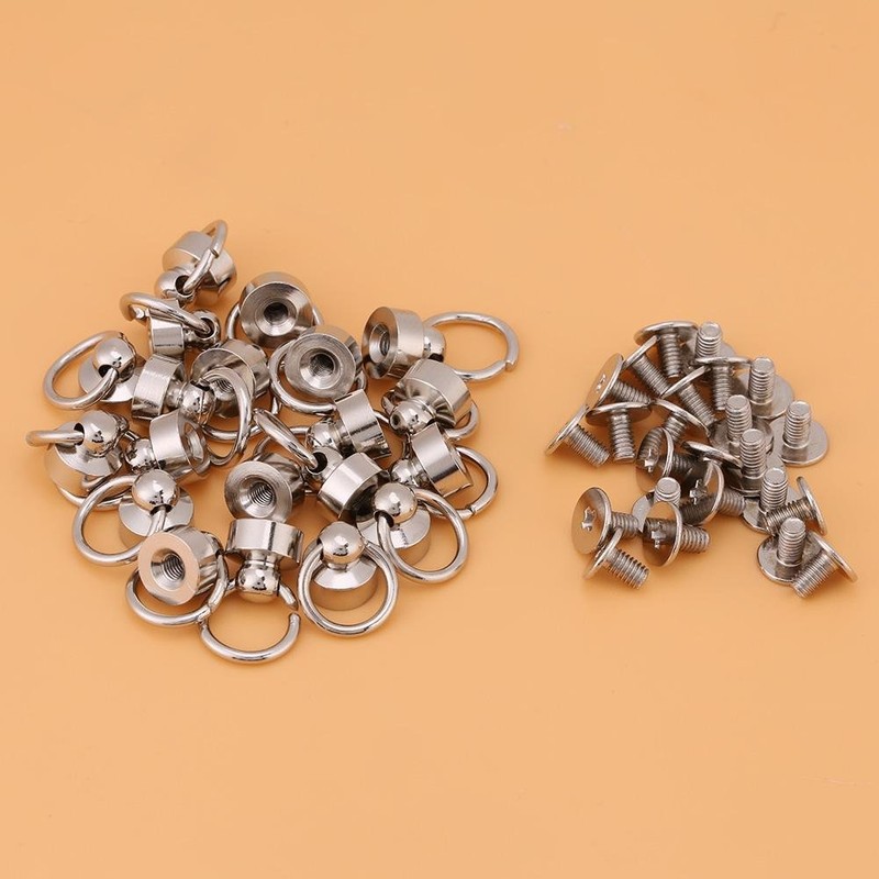 Pack of 20 Rivets Fasteners, Dummy Shape Pull Ring Rivets