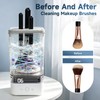 Automatic Electric Makeup Brush Cleaner with Deep-Cleaning Silicone Scrubbers, USB